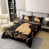 Loussiesd Capybara 100% Cotton Duvet Cover Set, 220 x 240 cm view 2