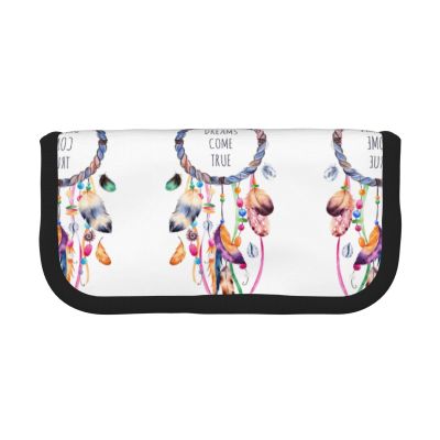 KSANNNS Dream Catcher Bohemian Printed Canvas Pencil Case