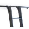 FZZIBQYR Hardware Kit for Sliding Library Ladders with Hooks (Ladder Not Included) view 1