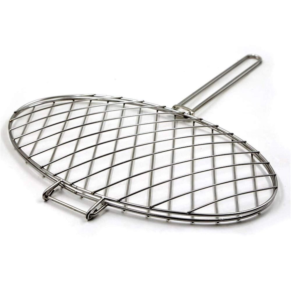 CekoCk Stainless Steel Grill Basket & Fish Clip
