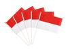 Indonesian Hand Flags, 50 Mini National Flags for Parties and Parades view 2