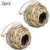 SPORTARC Hummingbird Houses, Outdoor Bird Cages for Gardens and Nesting, Handwoven Birdhouses, 2-Pack view 2