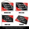 Funny Kitchen Sign, "Do Not Lean Or Climb On Railing," Metal Sign, Bar Decor (20 x 30 cm) view 2