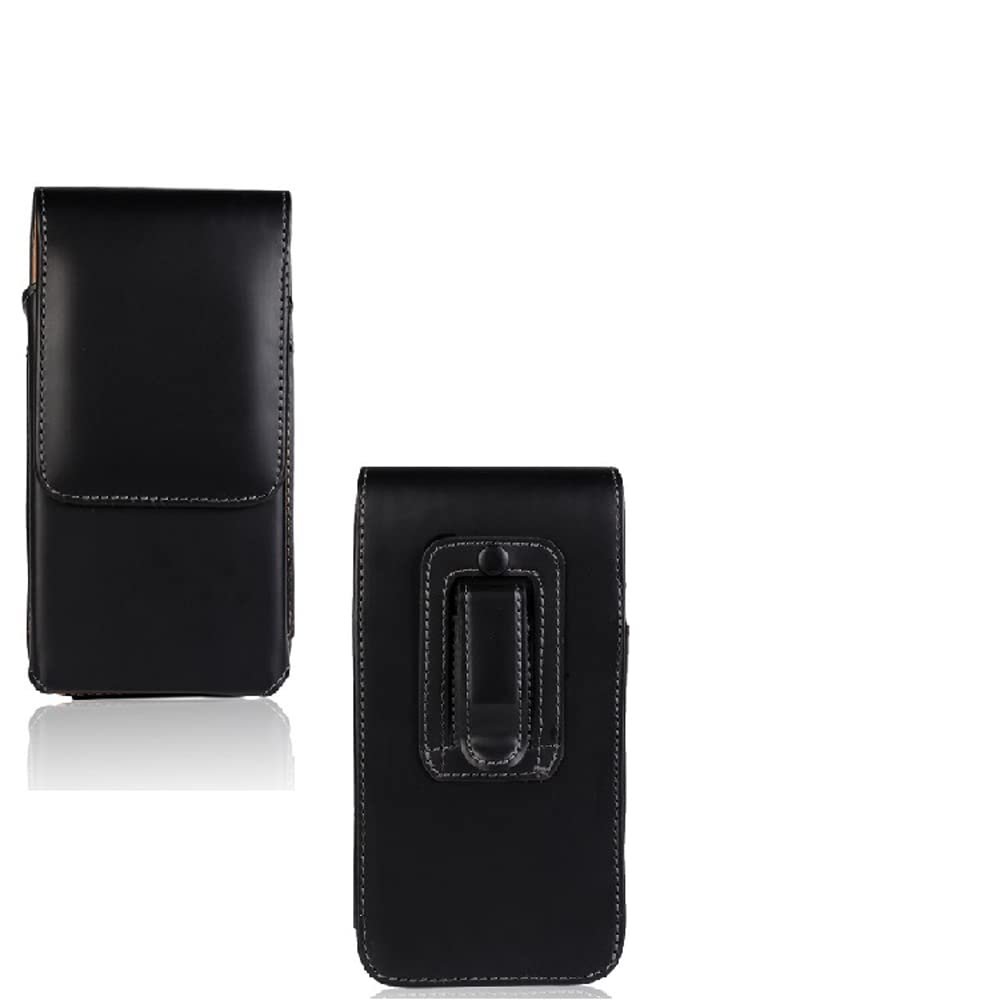 K-S-Trade Quality & Innovative Belt Pouch for FOSSiBOT F101, Protective Phone Case with Magnetic Closure, Black Holster