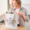 Personalized Canvas Tote Bag with Name, Photo, Text, or Logo, 13.4 x 15.4 x 6.1 in view 2