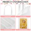 Personalized Canvas Tote Bag with Name, Photo, Text, or Logo, 13.4 x 15.4 x 6.1 in view 4