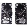 K-S-Trade Quality & Innovative 360 Wallet Case for BLU G53, Flowers, Black/White, 1-Pack view 2