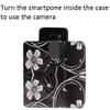 K-S-Trade Quality & Innovative 360 Wallet Case for BLU G53, Flowers, Black/White, 1-Pack view 4