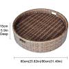 GALPBBCADE Round Floating Pool Serving Tray, Woven Rattan, Ø80 cm view 2