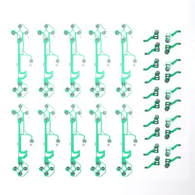 Controller Conductive Film, Replacement Flex Ribbon PCB with L/R Analog Stick Film, Compatible with BDM-020