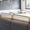 WIGING Iron Room Divider for Dining Areas, Semi-Private Countertop Privacy Panel, Black, 40 x 90 cm view 3