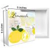 Lemonade Wooden Sign, Desk Decor, Home Office, Cabin, Shelf Decoration, 12.7 x 12.7 cm view 2