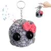 SOCLING Sad Hamster Plush Keychain with Sound view 1