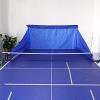 Table Tennis Ball Collection Training Net, Blue view 3