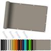 Rectangular Waterproof Shade Sail 3.2 x 6.2 m, 98% UV Protection, Taupe view 1