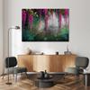 Feeby Canvas Wall Art – Hanging Flowers on Concrete, 120 x 80 cm view 2