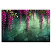 Feeby Canvas Wall Art – Hanging Flowers on Concrete, 120 x 80 cm view 3