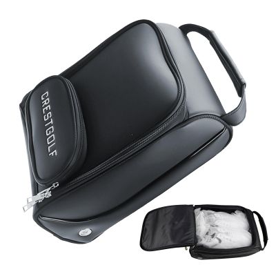 Outdoor Travel Shoe Bag, Breathable Zippered Golf Shoe Case, Dustproof Storage Organizer