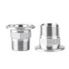 1-Pc SS304 Sanitary BSPT Male-Thread Ferrule for Tri-Clamp view 3