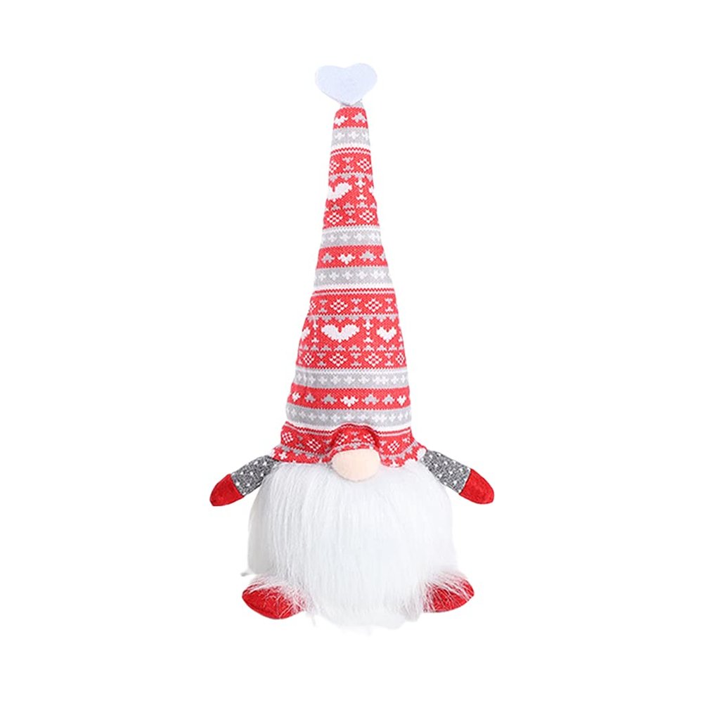 BEBIKR Christmas Elf Plush Light-Up Gnome Decoration