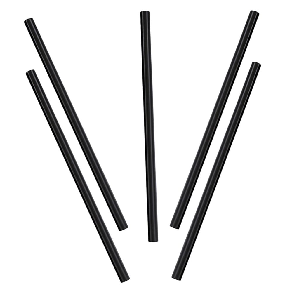 FUNOMOCYA Black Multi-Purpose Markers, 5 Wooden Pencils for Ceramic