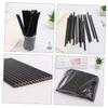 FUNOMOCYA Black Multi-Purpose Markers, 5 Wooden Pencils for Ceramic view 3