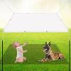 Shade Sail 1.5 x 3.4 m, 98% UV Protection, Privacy Screen, White view 1