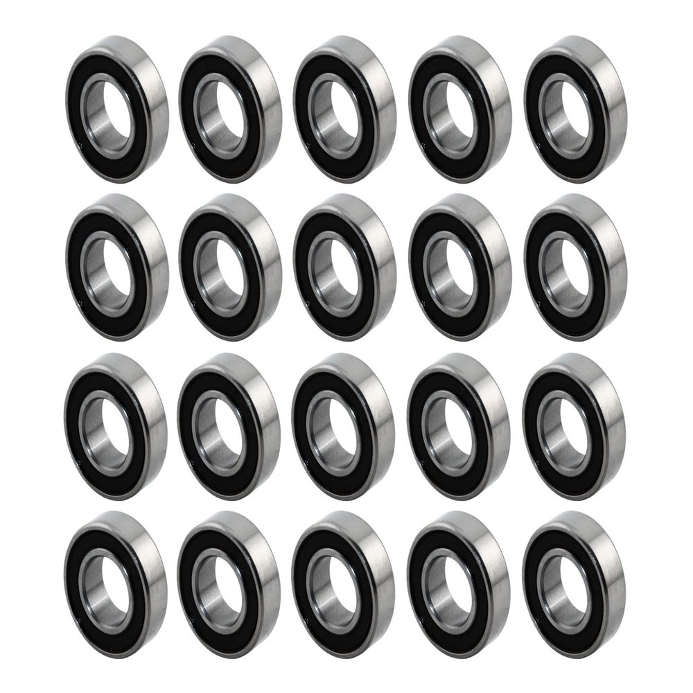 688 2RS 8 x 16 x 5 mm Miniature Ball Bearings, 20-Pack - rcbay