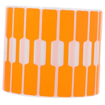 Self-Adhesive Jewelry Price Labels, Orange Paper