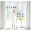 Magnetic Screen Door Curtain, Self-Closing, No Drilling, White, 220 x 195 cm view 1