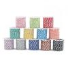 10 m/roll Two-Tone Cotton Cord, Twisted Craft String, Turquoise view 2