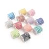 10 m/roll Two-Tone Cotton Cord, Twisted Craft String, Turquoise view 4