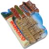 3D Monaco Refrigerator Magnet, Tourist Souvenir, Hand-Painted Decor view 4