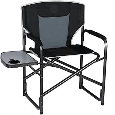 CUSTCH Folding Camping Chair with Side Table