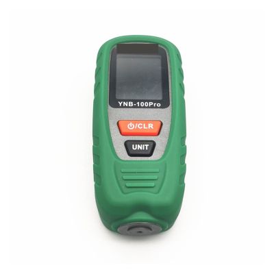 Coating Thickness Gauge, Fe/NFe Fe+Zn Mini Film Thickness Meter, Digital Auto Paint Thickness Tester for Cars, F/NF Measurement (Color: 100Pro GreenCase, Size: Small)