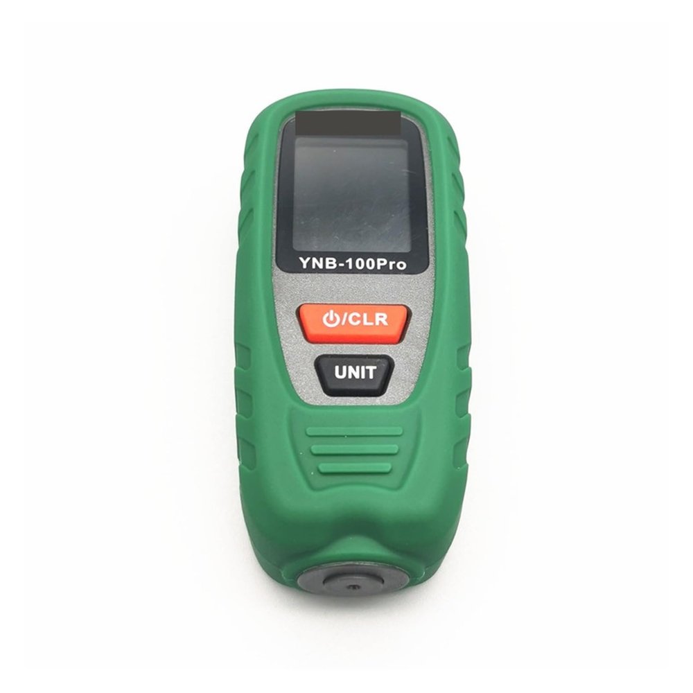 Coating Thickness Gauge, Fe/NFe Fe+Zn Mini Film Thickness Meter, Digital Auto Paint Thickness Tester for Cars, F/NF Measurement (Color: 100Pro GreenCase, Size: Small)