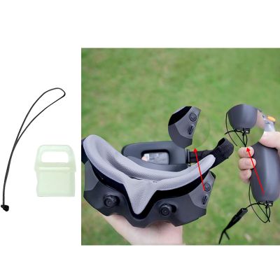2-Piece Dust Plug Set for DJI Avata 2 Remote Controller Grip and Goggles 3, Glow-in-the-Dark