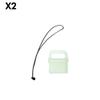 2-Piece Dust Plug Set for DJI Avata 2 Remote Controller Grip and Goggles 3, Glow-in-the-Dark view 2