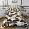 Homemissing Kids' Excavator Bedspread 220 x 240 cm with 2 Pillowcases view 2