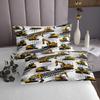 Homemissing Kids' Excavator Bedspread 220 x 240 cm with 2 Pillowcases view 4