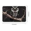 KONJEELIO Owl Doormat for Indoor and Outdoor Use, 60 x 40 cm view 3