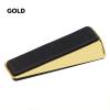 Nail-Free Zinc Alloy Door Wedge Stopper, Rubber Hidden Door Holder, Bronze, Gold, Black, Bright Chrome, 1 Piece view 2