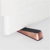 Nail-Free Zinc Alloy Door Wedge Stopper, Rubber Hidden Door Holder, Bronze, Gold, Black, Bright Chrome, 1 Piece view 3