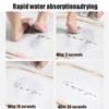FCS Soft Diatomite Bath Mat, Water-Absorbent, Quick-Drying, Non-Slip, 50 × 80 cm, Color i view 4