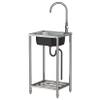 Freestanding Stainless Steel Kitchen Sink, 1 Basin, 82 × 38 × 33 cm view 1