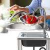 Freestanding Stainless Steel Kitchen Sink, 1 Basin, 82 × 38 × 33 cm view 2