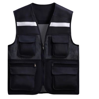 High-Visibility Reflective Safety Vest for Outdoor Work