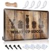 Funny Metal Sign for Outdoor Use, “What Up Succa” Design, 30 x 40 cm view 1
