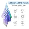 Beach Towel with “For All Have Sinned and Fall Short of the Glory of God,” Soft, 78.9 x 139.9 cm, Shrink-Resistant Cotton view 3