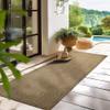 HomebyHome Indoor & Outdoor Weather-Resistant Rug, 80 x 150 cm, Brown Runner view 1